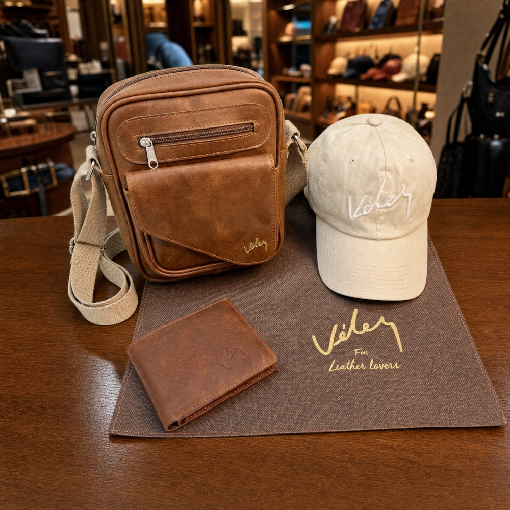 KIT ALPHA VELEZ CARRIEL+BILLETERA+GORRA